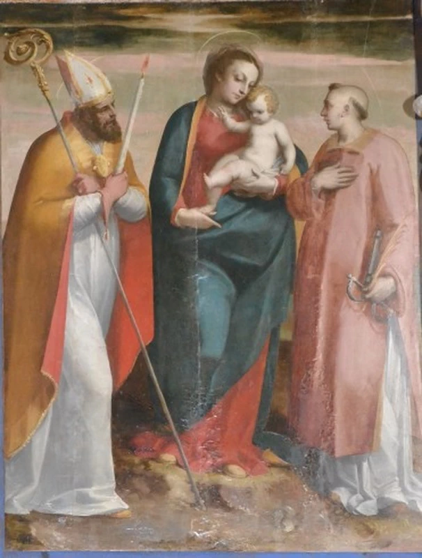 Madonna col Bambino tra i santi Erasmo e Leonardo